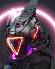 Futuristic LED Sci Fi Cyberpunk Helmet Mask