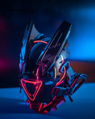 Futuristic LED Sci Fi Cyberpunk Helmet Mask