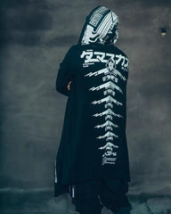 Cyberpunk Futuristic Dark Long Coat