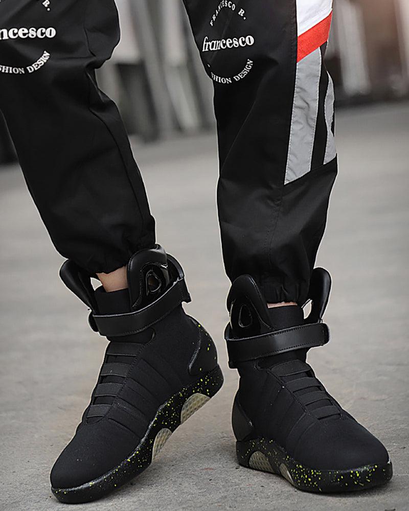 Cyberpunk Streetwear LED High Shoes