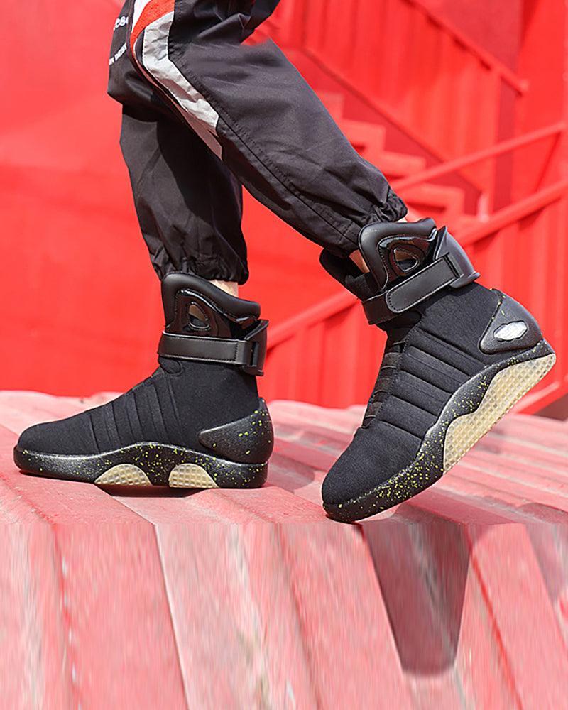 Cyberpunk Streetwear LED High Shoes