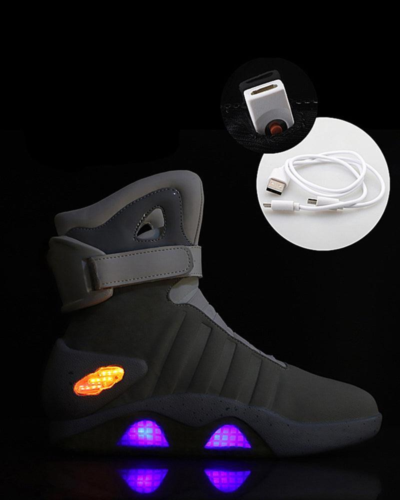 Cyberpunk Streetwear LED High Shoes