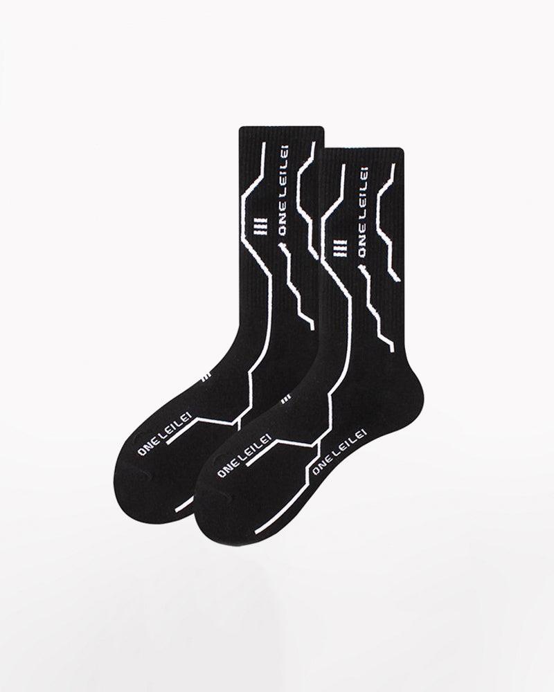Lonely Warrior Cyberpunk Socks