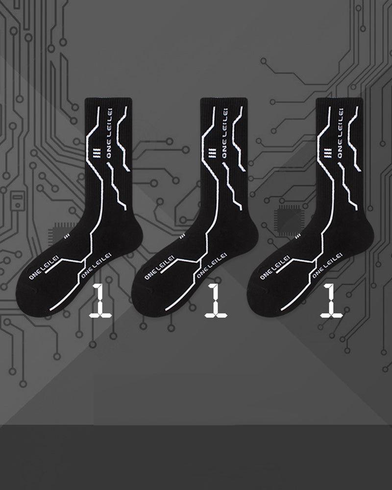 Lonely Warrior Cyberpunk Socks