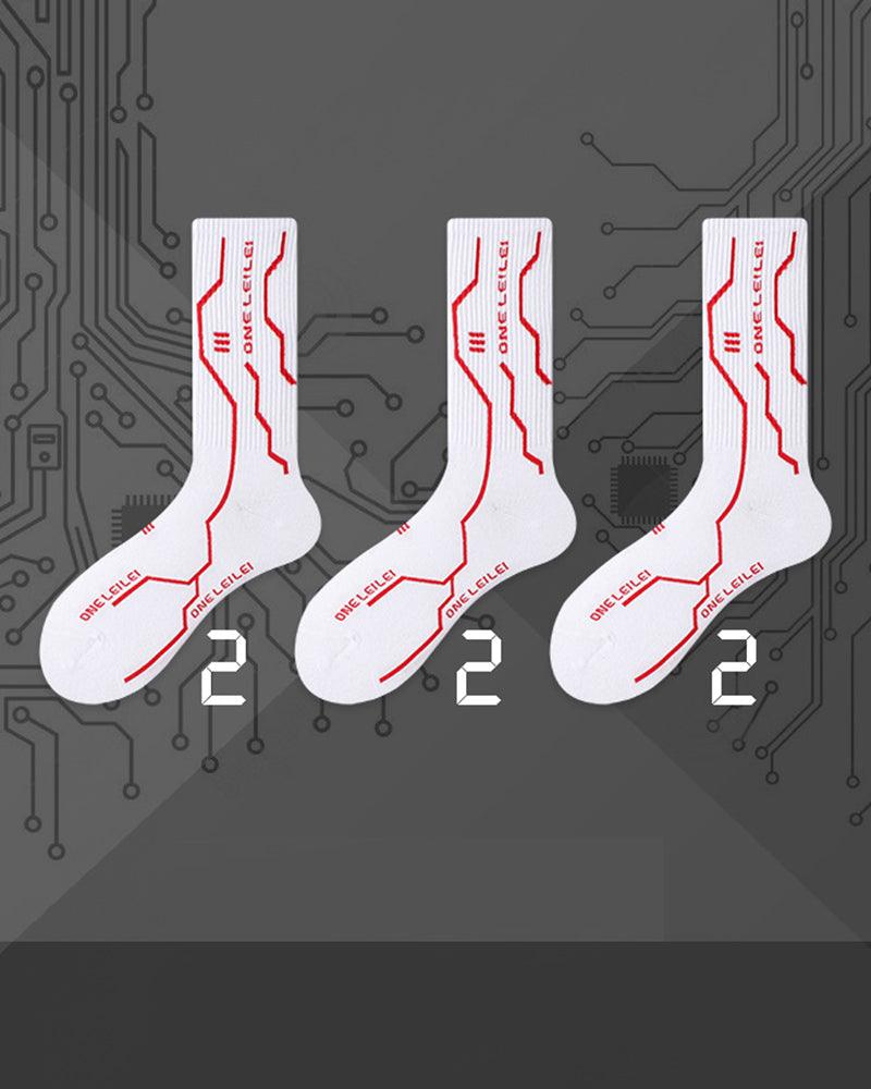 Lonely Warrior Cyberpunk Socks