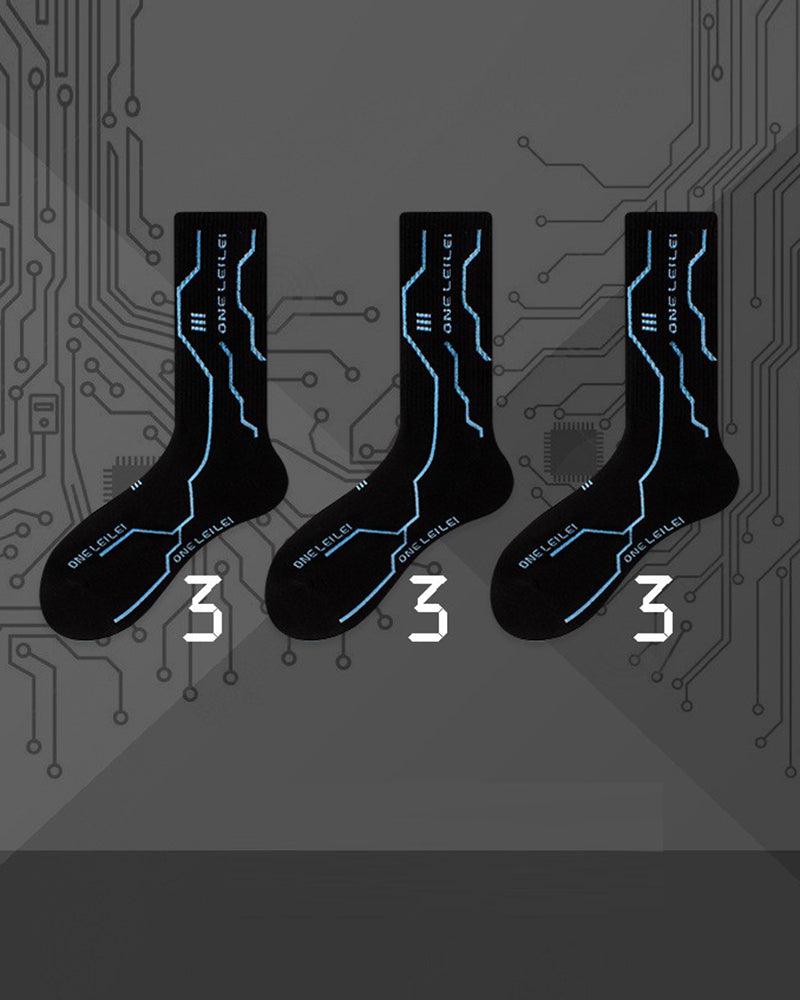 Lonely Warrior Cyberpunk Socks