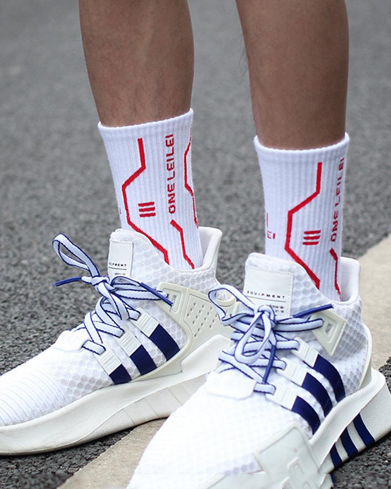 Lonely Warrior Cyberpunk Socks