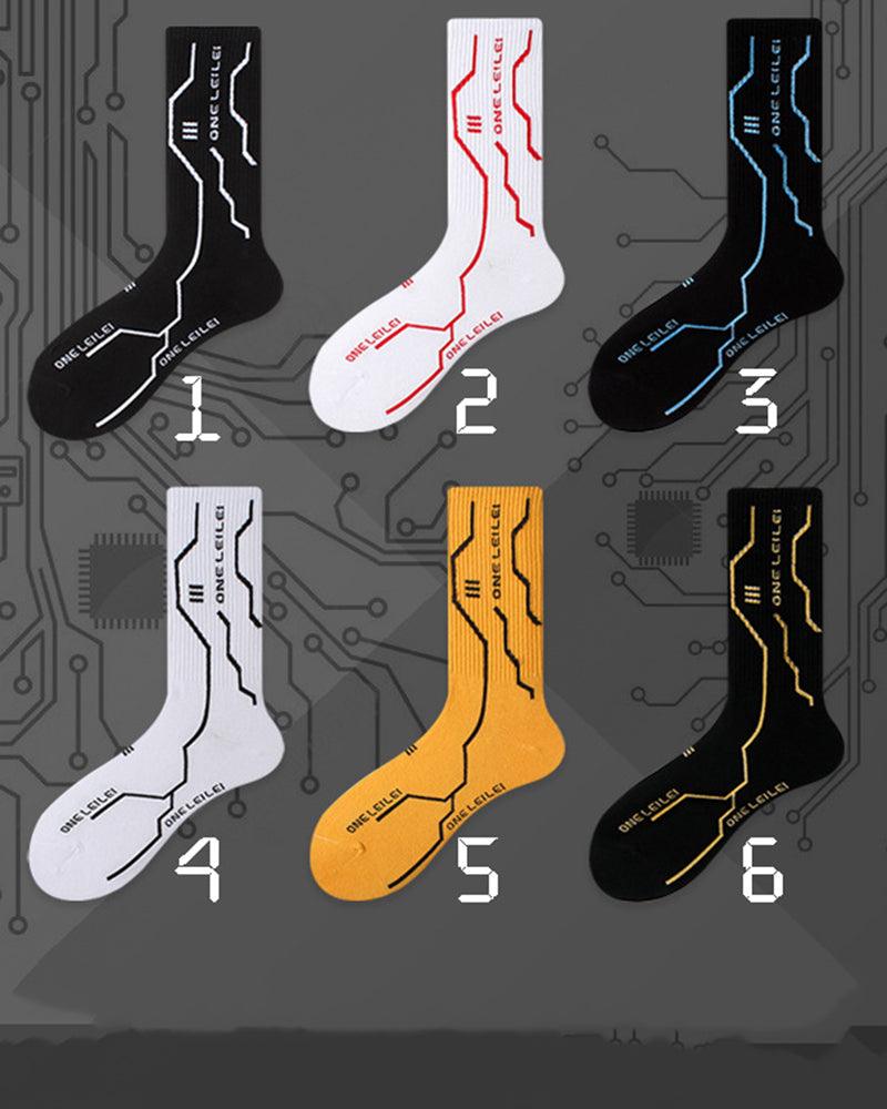 Lonely Warrior Cyberpunk Socks