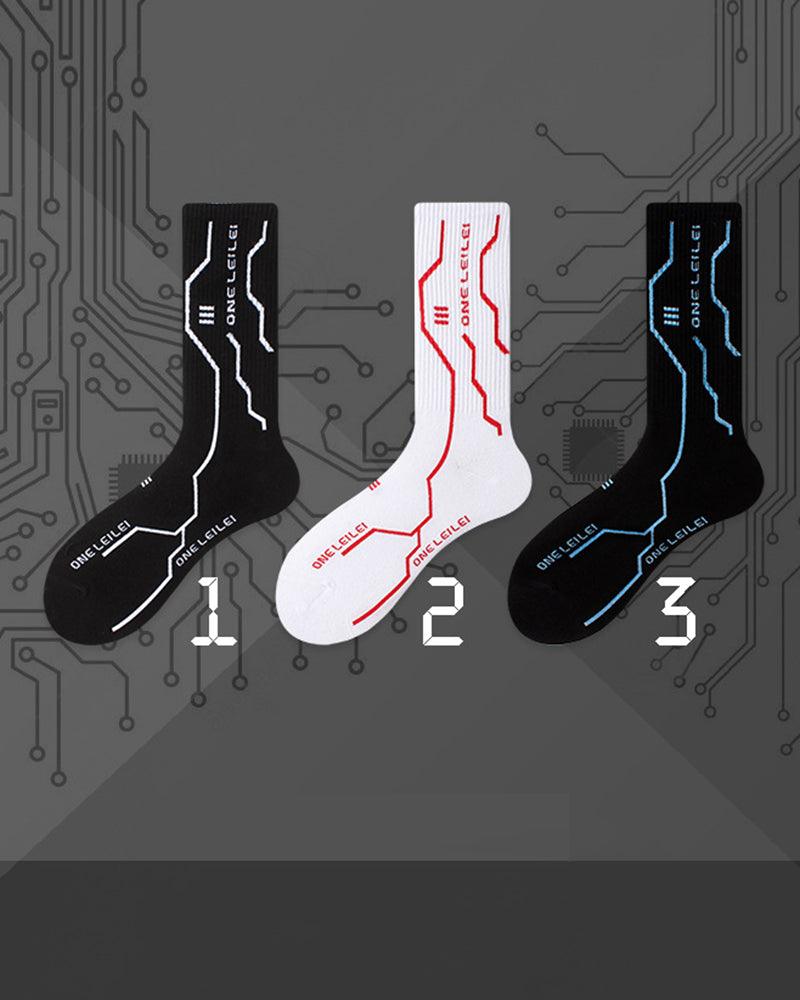 Lonely Warrior Cyberpunk Socks