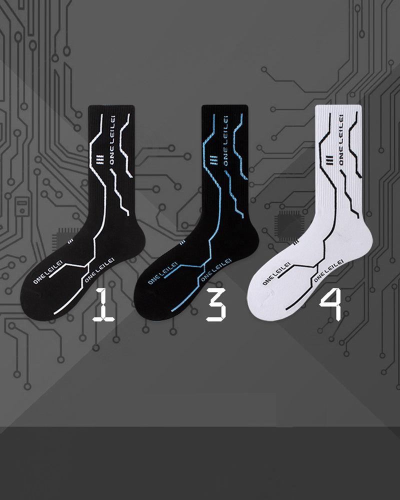 Lonely Warrior Cyberpunk Socks