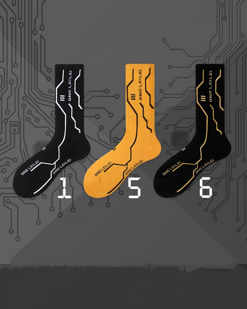 Lonely Warrior Cyberpunk Socks