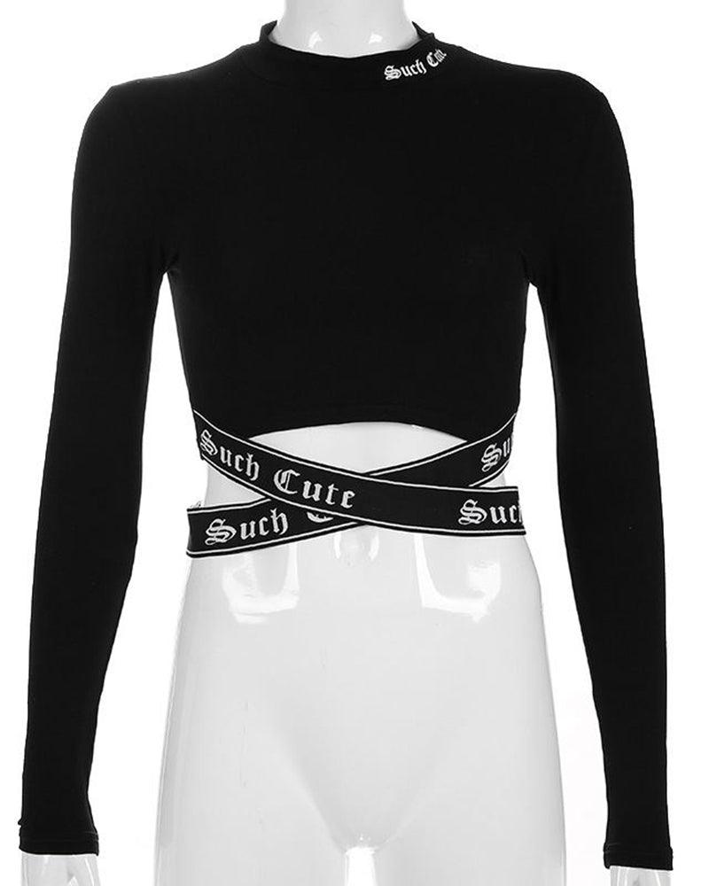 Love Is Life Webbing Cross T-Shirt