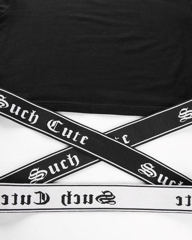 Love Is Life Webbing Cross T-Shirt
