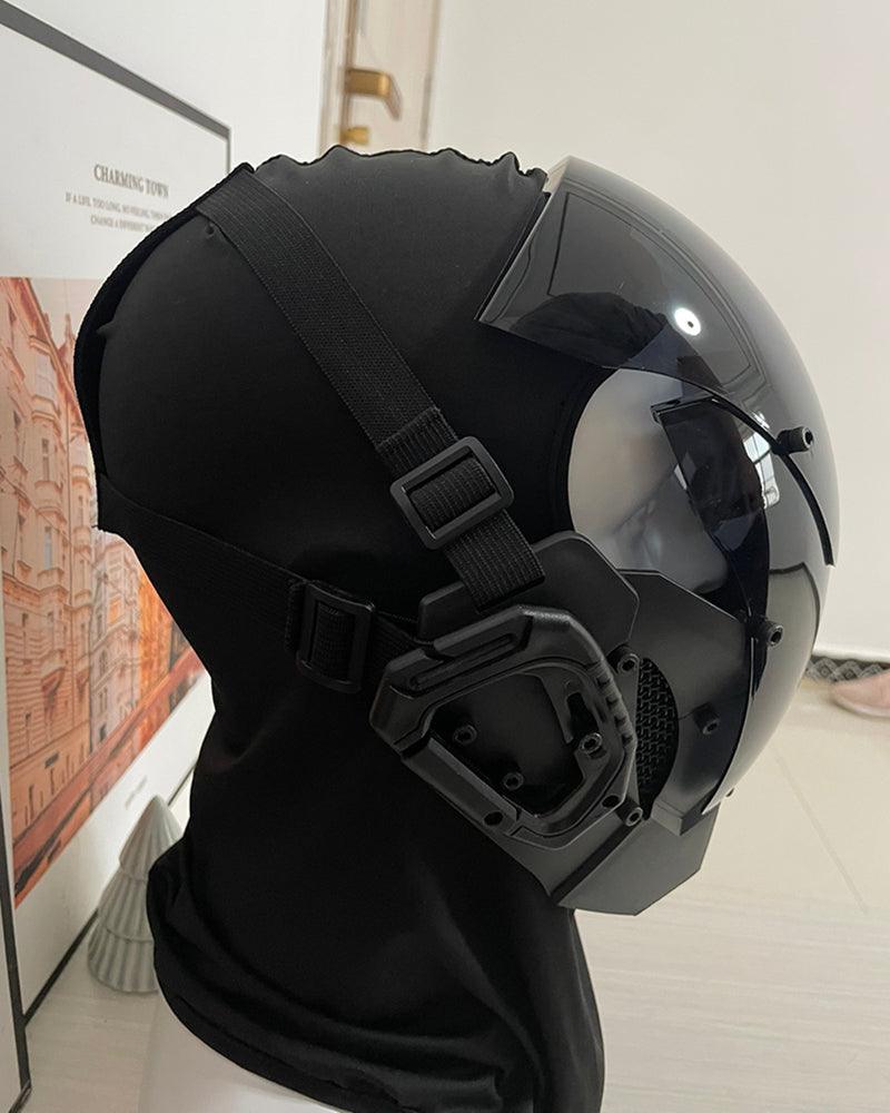 Futuristic Cyberpunk Helmet Mask