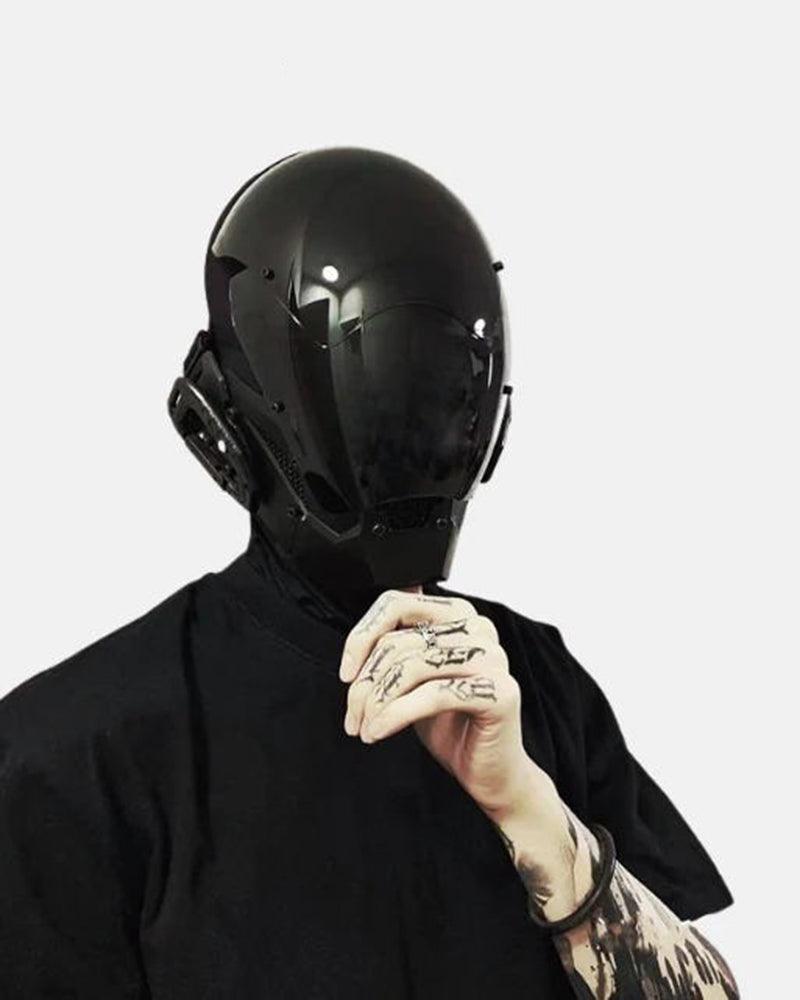 Futuristic Cyberpunk Helmet Mask