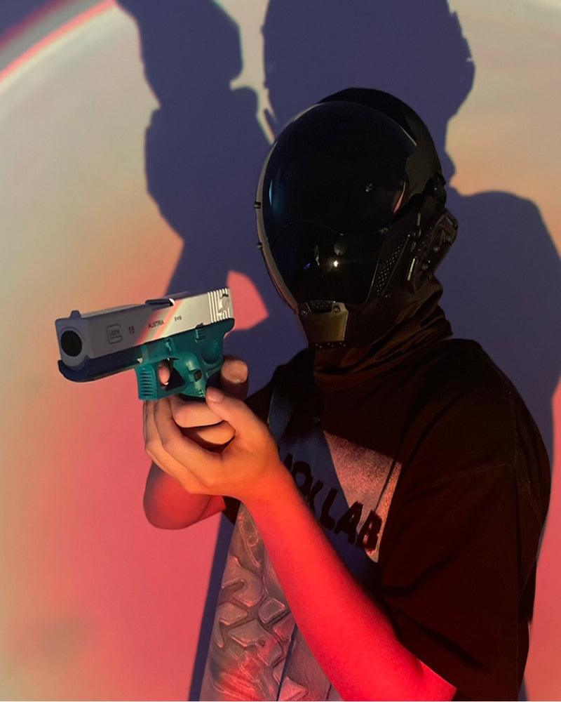Futuristic Cyberpunk Helmet Mask