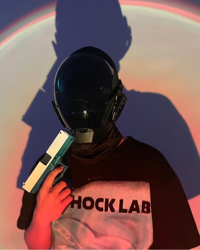 Futuristic Cyberpunk Helmet Mask