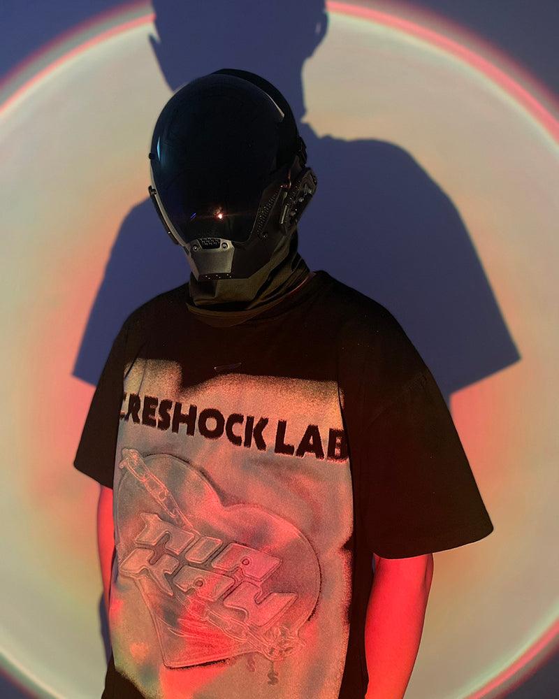 Futuristic Cyberpunk Helmet Mask