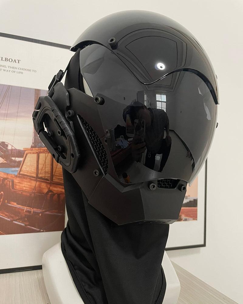 Futuristic Cyberpunk Helmet Mask