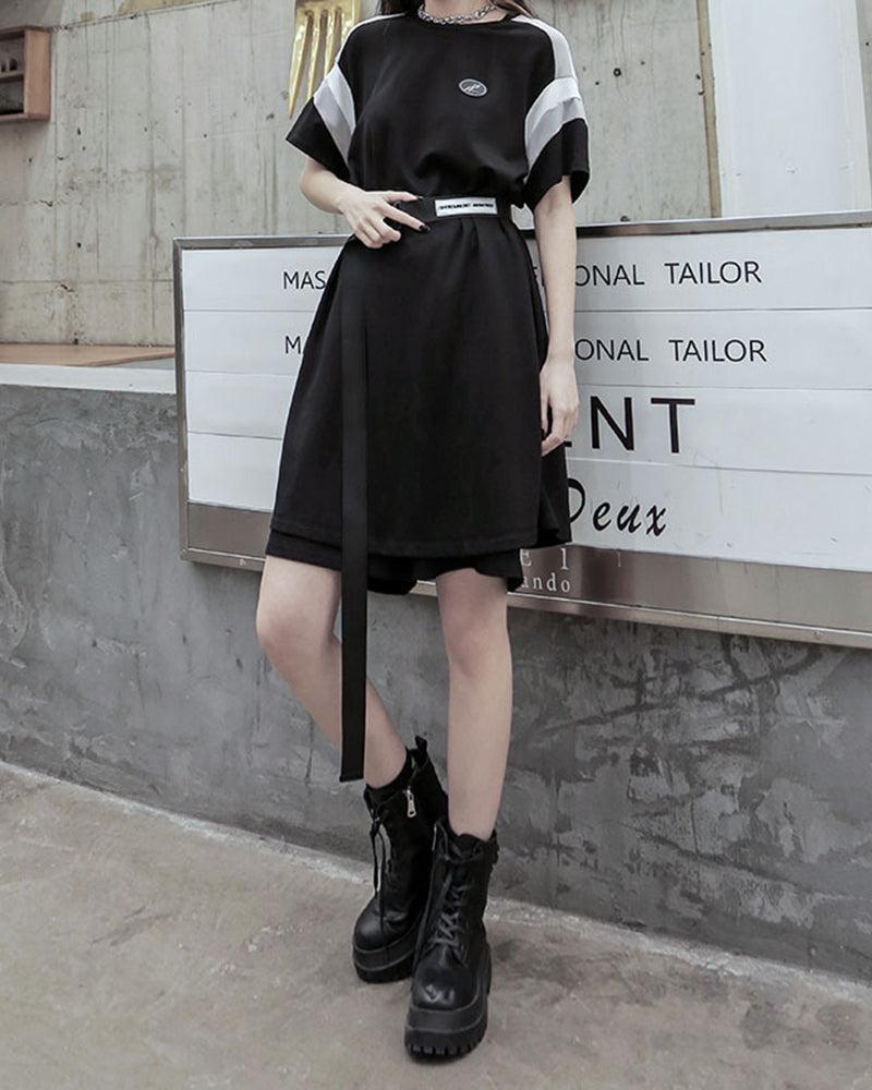 Belt T-Shirt Dress
