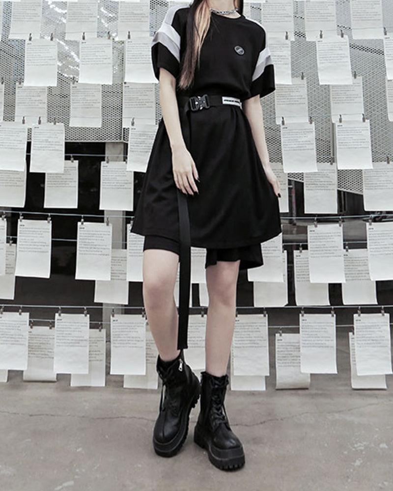 Belt T-Shirt Dress