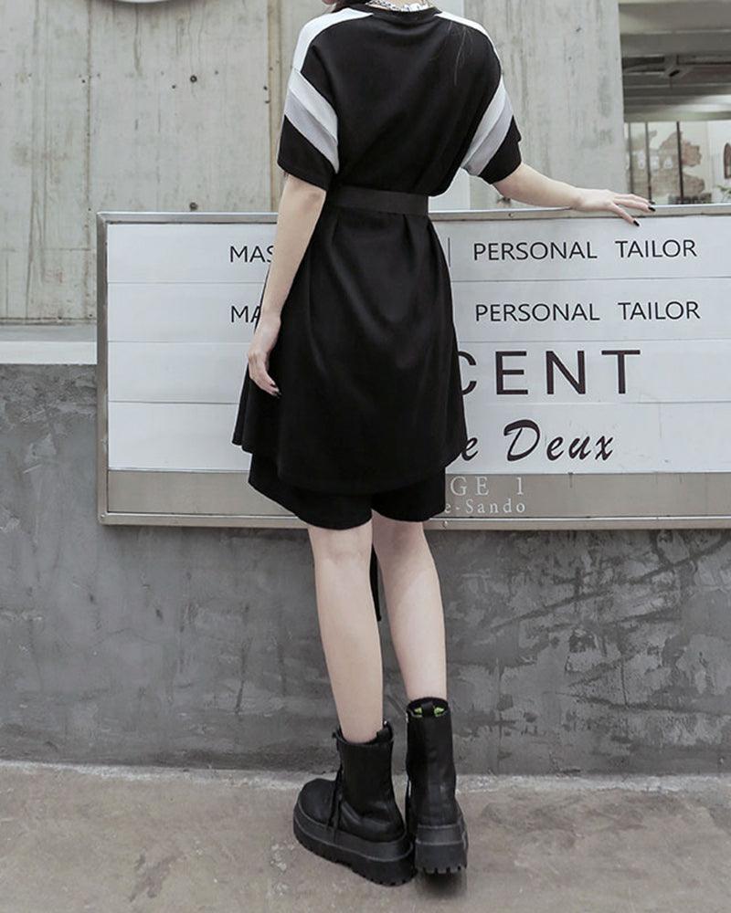 Belt T-Shirt Dress