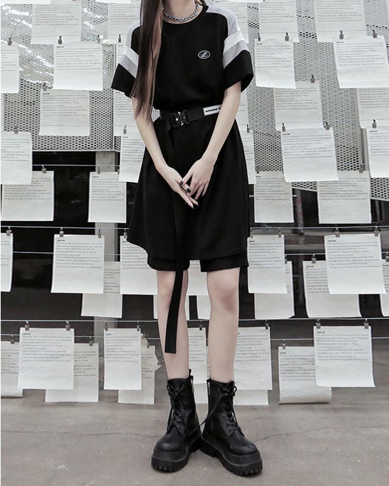 Belt T-Shirt Dress