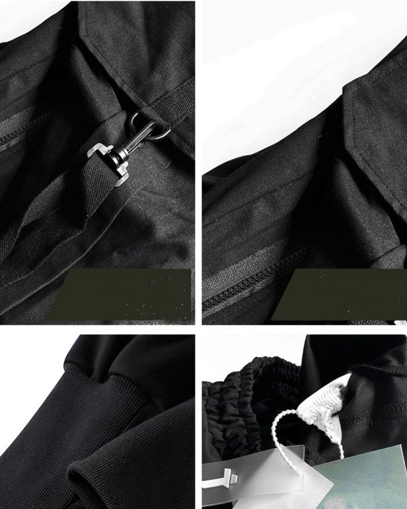 Ninja Black Cargo Pants