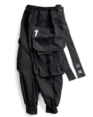 Ninja Black Cargo Pants
