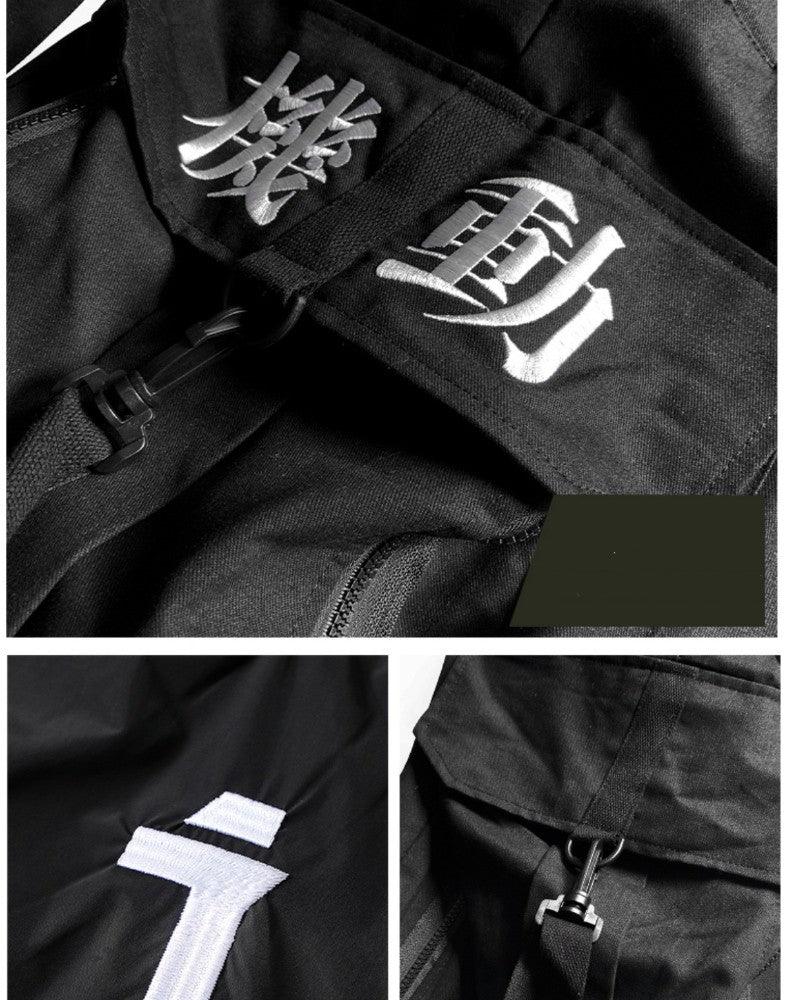 Ninja Black Cargo Pants