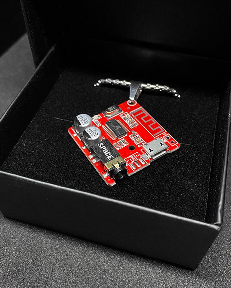 Cyberpunk Circuit Board Necklace