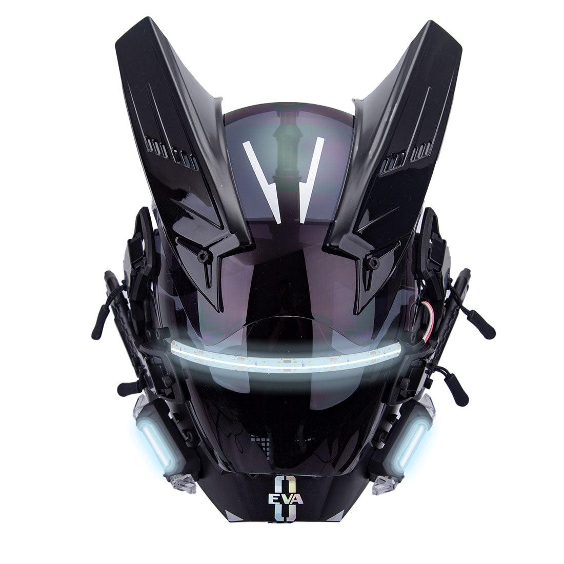 Future Warrior Cyberpunk LED Helmet Mask (LEDs available in 7 colors)