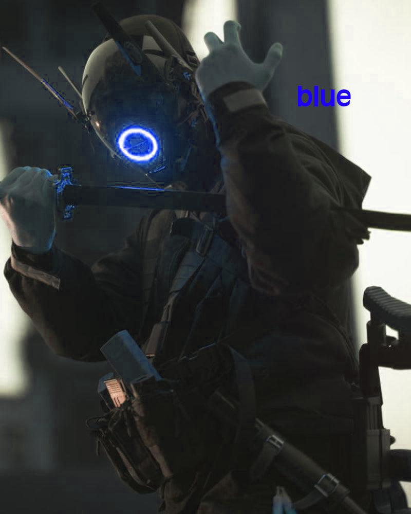 Metaverse Shock Futuristic LED Cyberpunk Helmet Mask