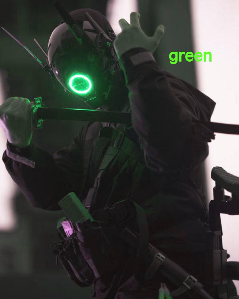Metaverse Shock Futuristic LED Cyberpunk Helmet Mask