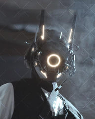 Metaverse Shock Futuristic LED Cyberpunk Helmet Mask