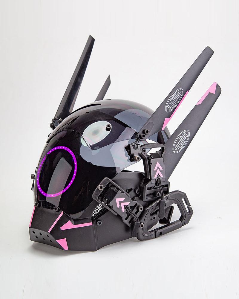 Metaverse Shock Futuristic LED Cyberpunk Helmet Mask – Rabock