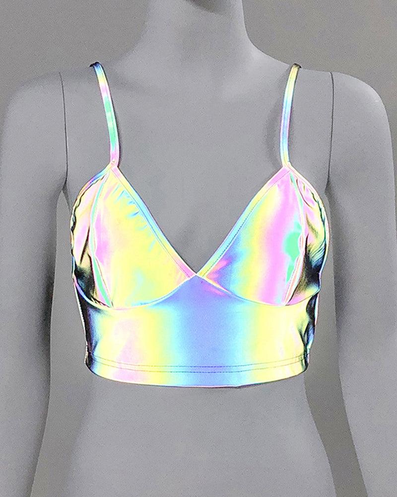 Midnight Chat Me Reflective Top