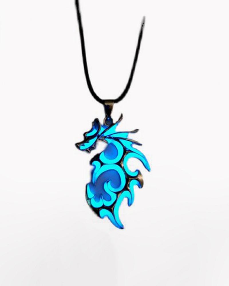 Midnight Glow Dragon Necklace