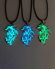 Midnight Glow Dragon Necklace