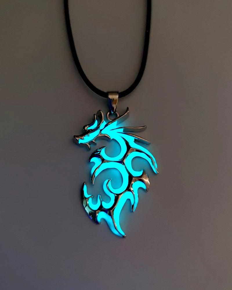 Midnight Glow Dragon Necklace