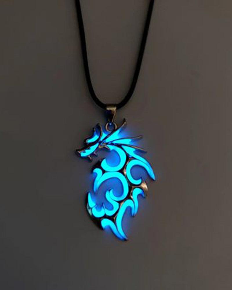 Midnight Glow Dragon Necklace