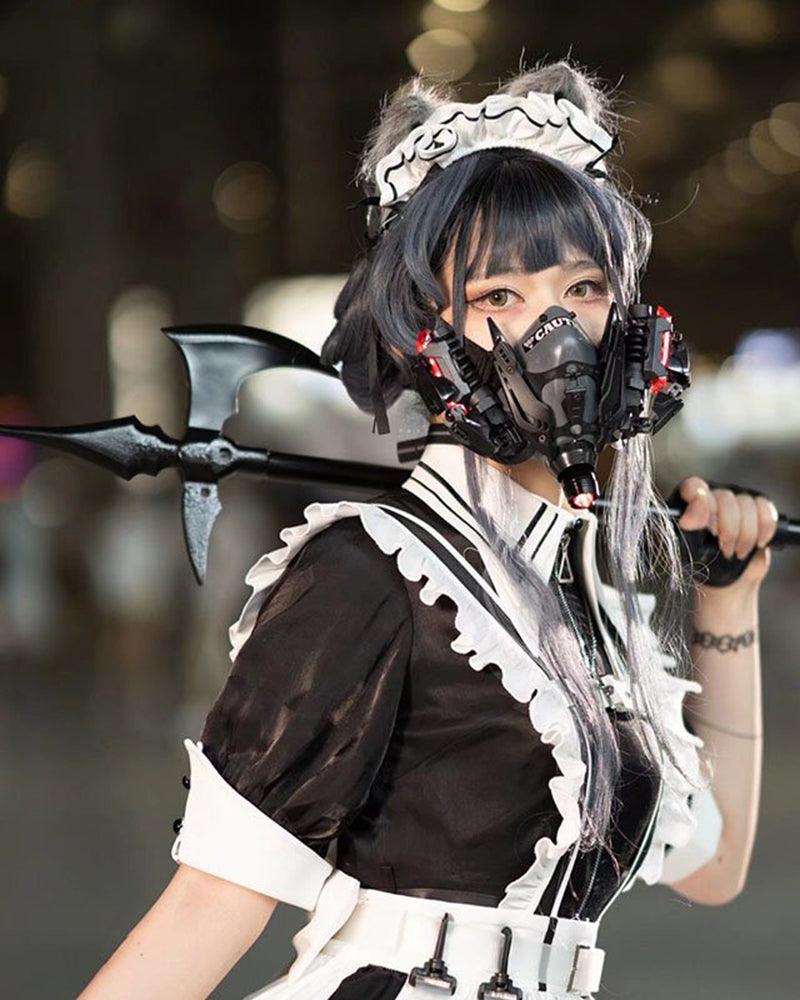 Never Enough Time Cyberpunk Cosplay Mask