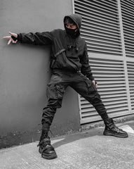 Skull Black Bomber Cyberpunk Jacket