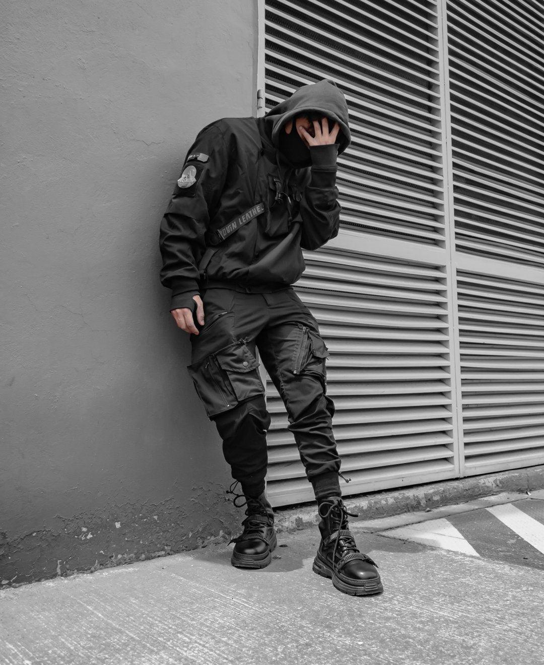 Skull Black Bomber Cyberpunk Jacket