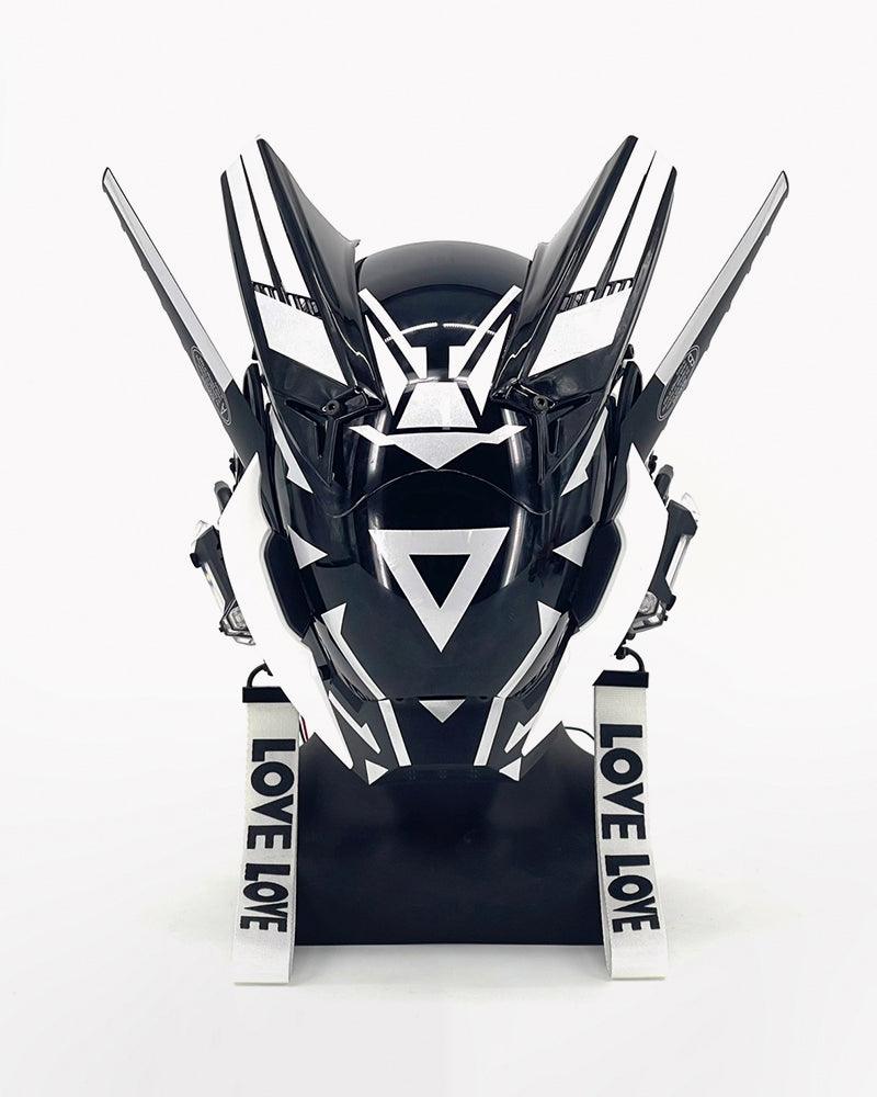 Futuristic Warrior LED Cyberpunk Helmet Mask