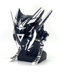 Futuristic Warrior LED Cyberpunk Helmet Mask