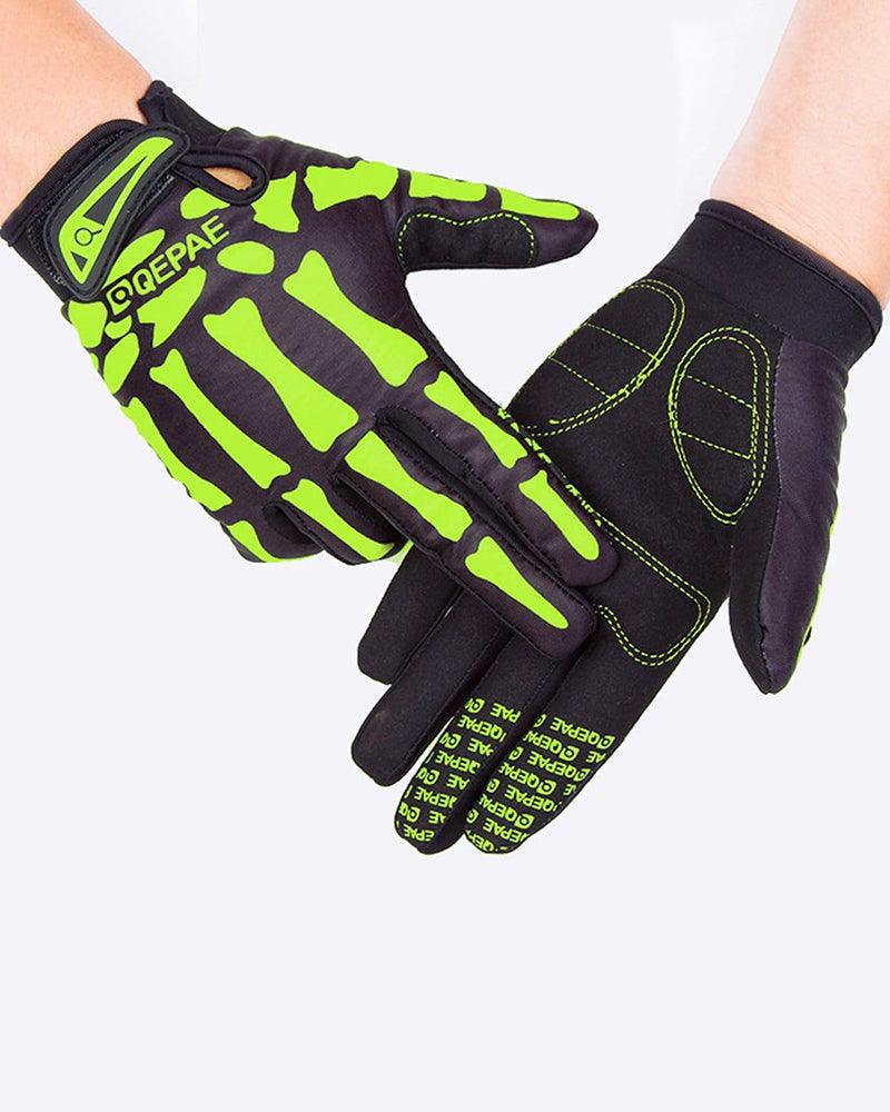 No Goodbyes Skull Gloves