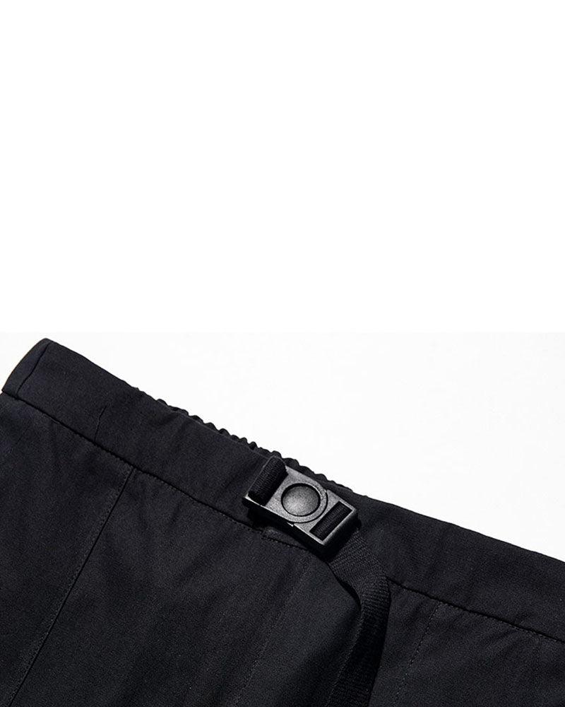 Street Style Cargo Black Pants