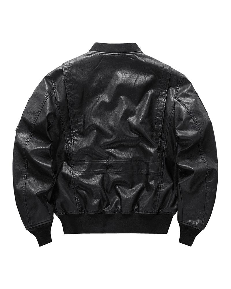 PU Bomber Jacket