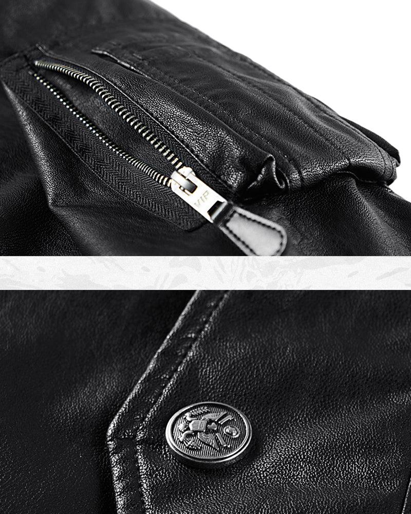 PU Bomber Jacket
